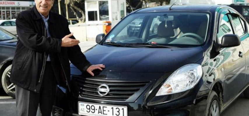 Arif Quliyevin yeni avtomobili