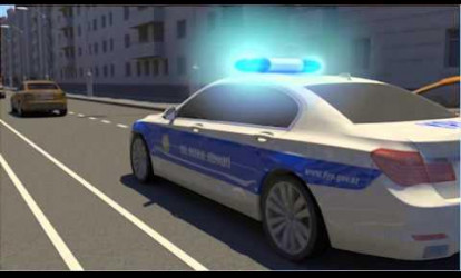 Yol polisindən kortej VİDEOsu