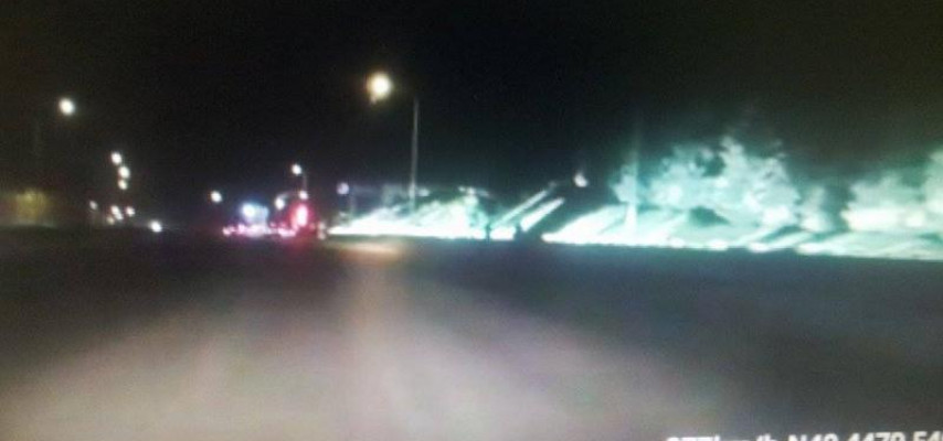 Sumqayıt yolunda işıq lampalarını oğurlayanlar kameraya düşdü
