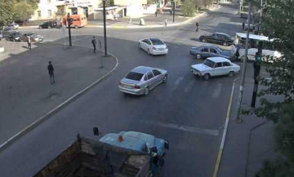 Bakıda qayda pozan avtobus sürücüsünü belə döydülər