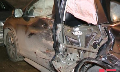 Bakıda ağır yol qəzası:1 ölü, 5 yaralı