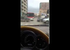 Bakıda bütün maşınlar avtobusa «protiv getdi»