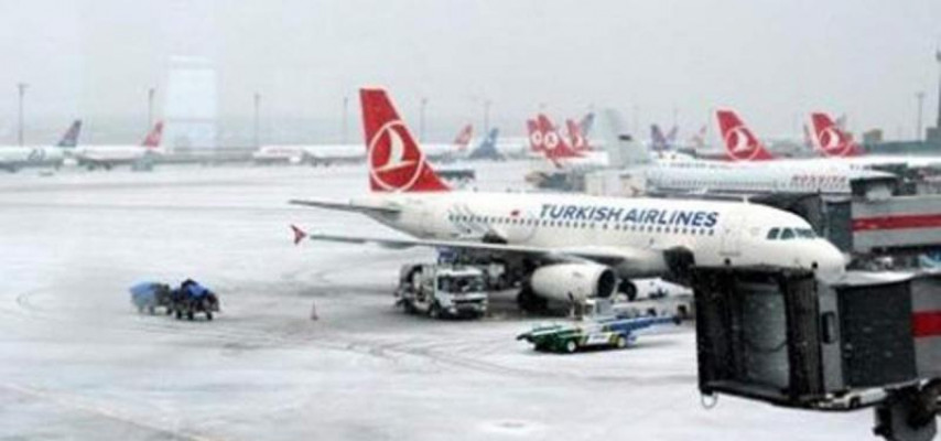 "Türk Hava Yolları" uçuşları ləğv etməkdə davam edir