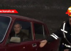 Qəza törədən sərxoş sürücü maşından düşə bilmədi