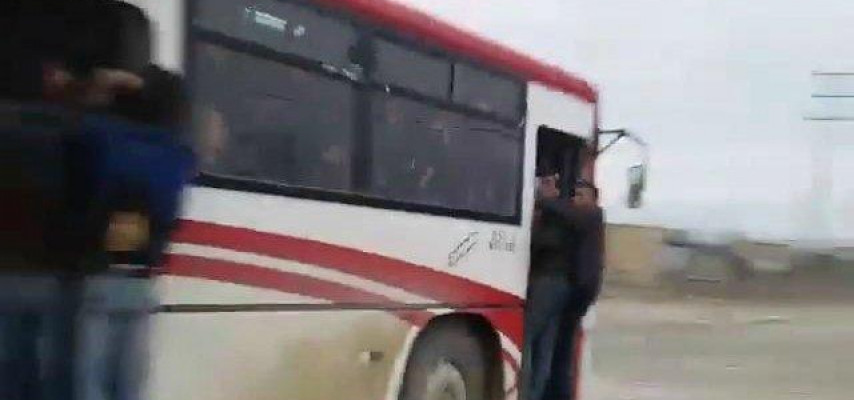 Bakıda sərnişinləri dərdə salan avtobus