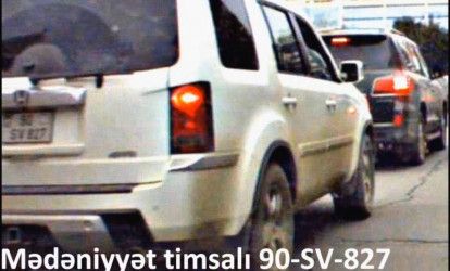 Bakının daha bir «mədəni» sürücüsü