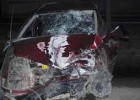 Yasamalda “Mercedes” yol ayrıcına çırpılıb
