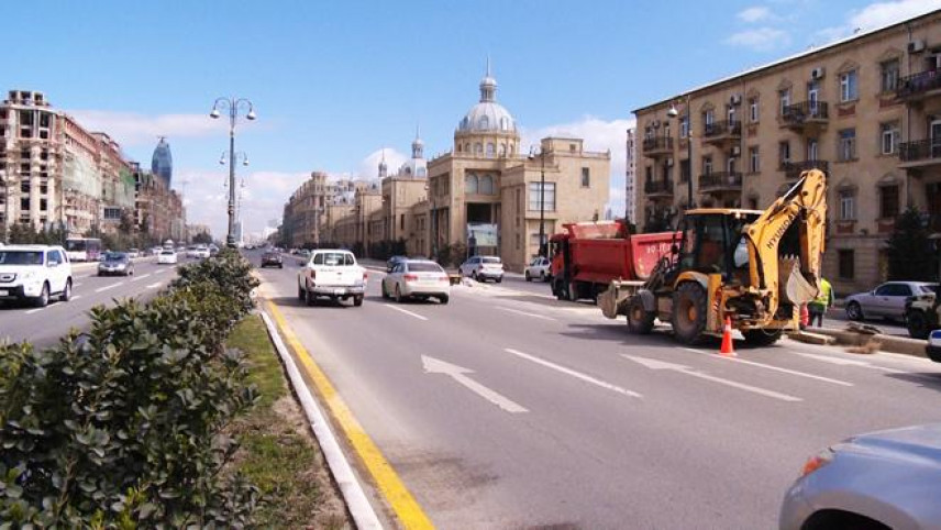 Daha bir yol təmir edilir