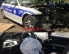 Yol polisi maşını ilə minik maşını ilə toqquşdu; 5 yaralı