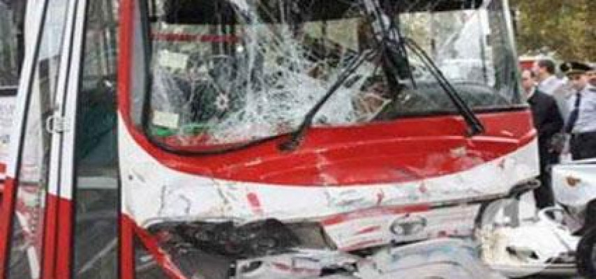 Bakıda avtobus sürücsü qəza törədib qaçdı