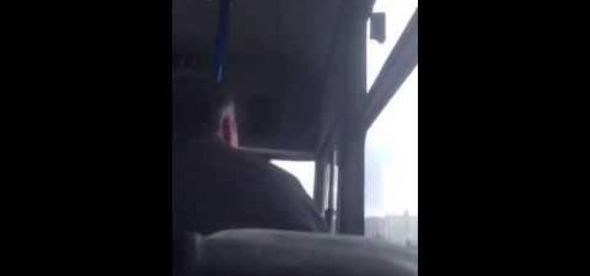 Sərnişin avtobusunda biabırçılıq; bu dəfə sərnişin etdi