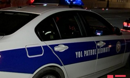 Bakıda yol polisi qəza törətdi