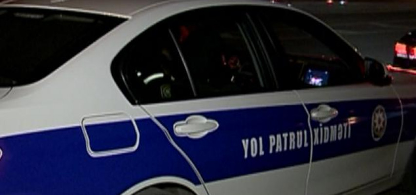 Bakıda yol polisi qəza törətdi
