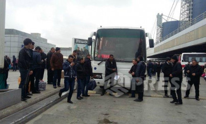 Bakı avtovağzalında çaxnaşma  