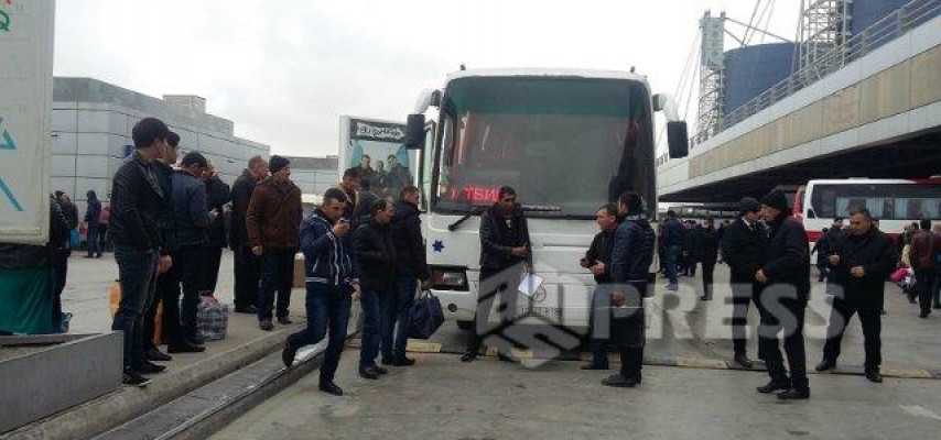 Bakı avtovağzalında çaxnaşma  