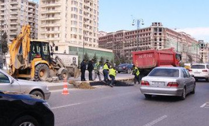 Baş Polis İdarəsinin qarşısındakı yol bağlanacaq