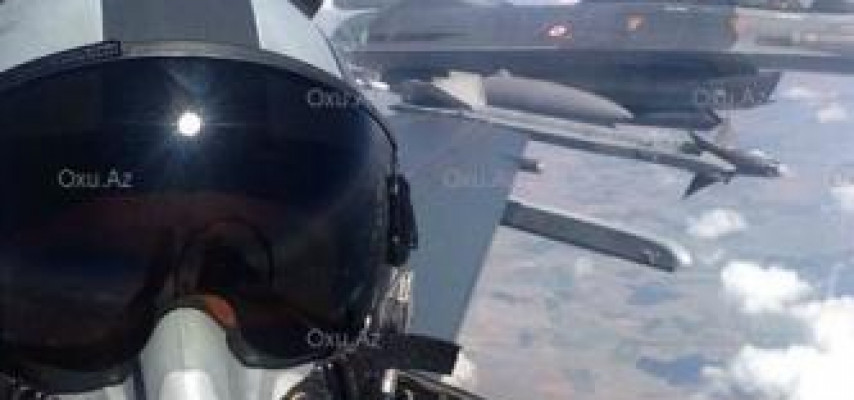 Azərbaycanlı pilotun F-16 qırıcısında MÖHTƏŞƏM SELFİSİ