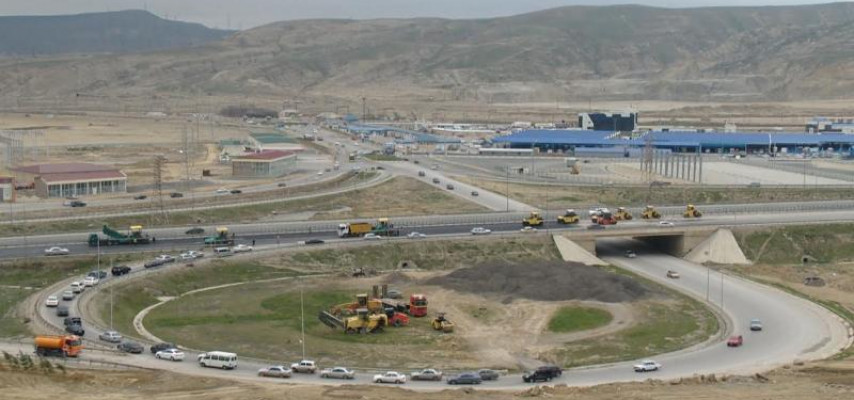 Dairəvi yolda təmir işləri davam etdirilir