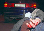 Avtomobillə polisin üzərindən keçdi - ASTARADA