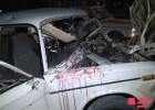 Lənkəranda ağır qəza: 1 ölü, 4 yaralı
