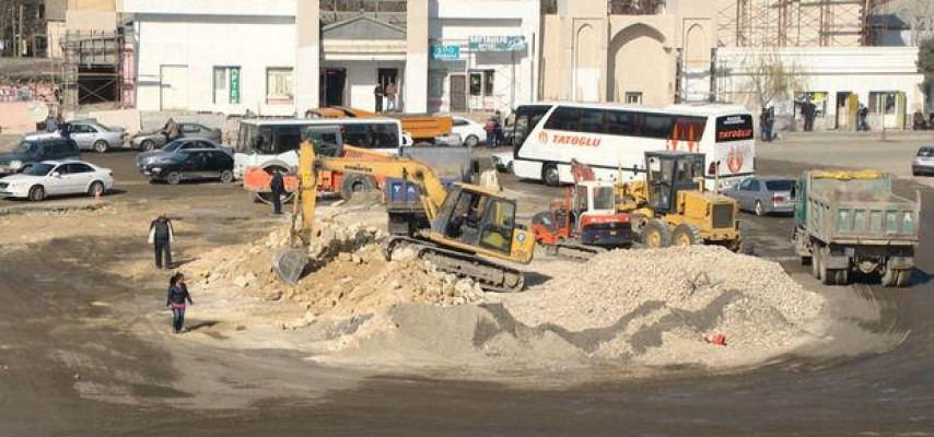 Avtovağzal dairəsindəki nəqliyyat sıxlığı aradan qaldırılacaq – FOTO