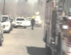 Yolda kanalizasiya quyusu bomba kimi partladı
