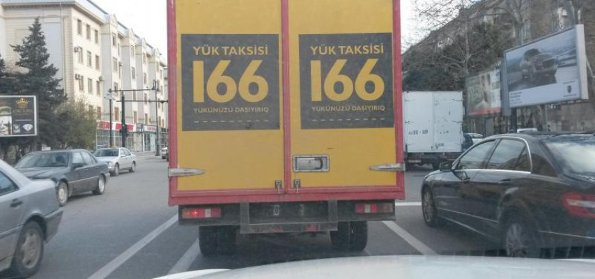 166 yük taksisindən özbaşınalıq