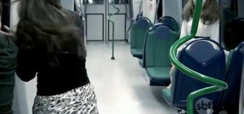 Metroda qorxu dolu anlar
