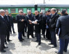 Cavid Qurbanov dəmiryolunda tikinti ilə tanış oldu