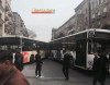 Yarışan avtobuslar toqquşdu: Yaralılar var