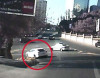 "Porsche" yol polisini belə təhqir etdi - Bakıda