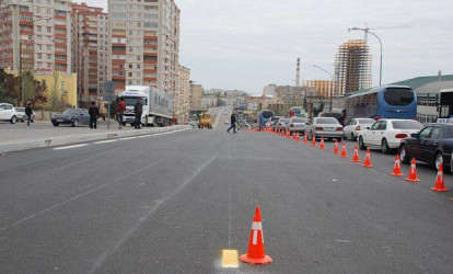 İdman arenalarına gedən yolların tikintisi başa çatır