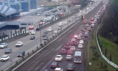 Bakı-Sumqayıt yolunda yol yenidən qurulur