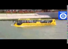 Suda və quruda işləyən avtobus