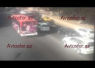 Bakıda avtobusların dəhşətli oyunu