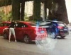 Qadını maşından çıxarıb vəhşicəsinə təpiklədi
