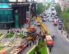 Yasamalda qaldırıcı kran aşdı