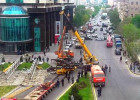 Yasamalda qaldırıcı kran aşdı