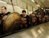 London metrosunda "300 spartalı"