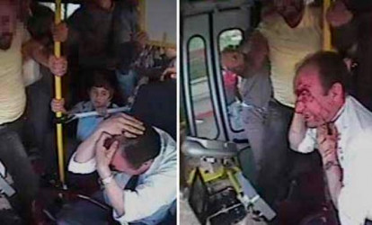 Avtobusu bərk sürən sürücünü belə döydülər