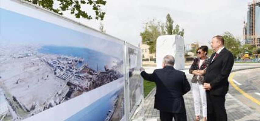 Prezident Bakıda 8 zolaqlı yolun açılışında