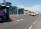 Bakıda yol çəkənlər yol kəsən rolunda –VİDEO
