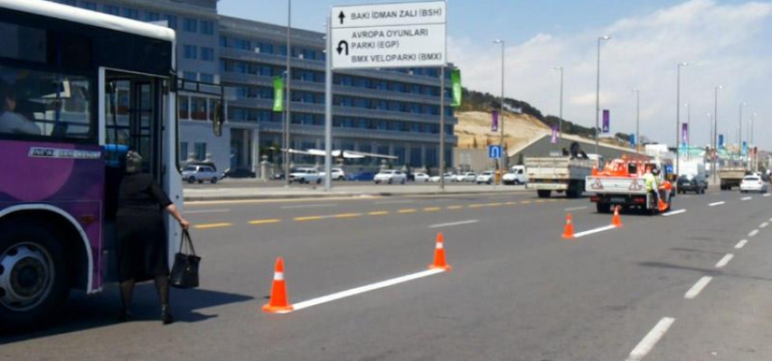 Bakıda yol çəkənlər yol kəsən rolunda –VİDEO