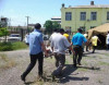 Yük vaqonları aşdı, əməliyyat başladı