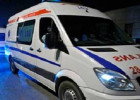 Bakıda mikroavtobusla minik maşını toqquşub: 6 yaralı var