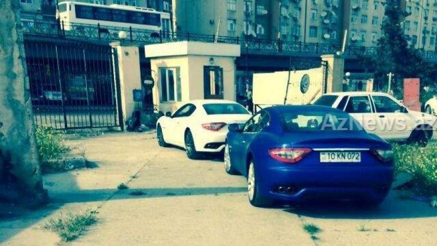 Cəriməni ödəməyən "Maserati"lər cərimə meydançasında – Bakıda