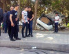 Sürücü uşağı vurmamaq üçün hər şey etdi; axırı belə oldu
