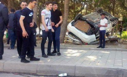 Sürücü uşağı vurmamaq üçün hər şey etdi; axırı belə oldu