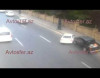 Bakıda «pikap» «Priora»nı qaldırıb göyə çırpdı yerə
