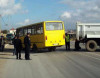 Sumqayıtda marşrut avtobusu qəzaya düşüb, yaralananlar var